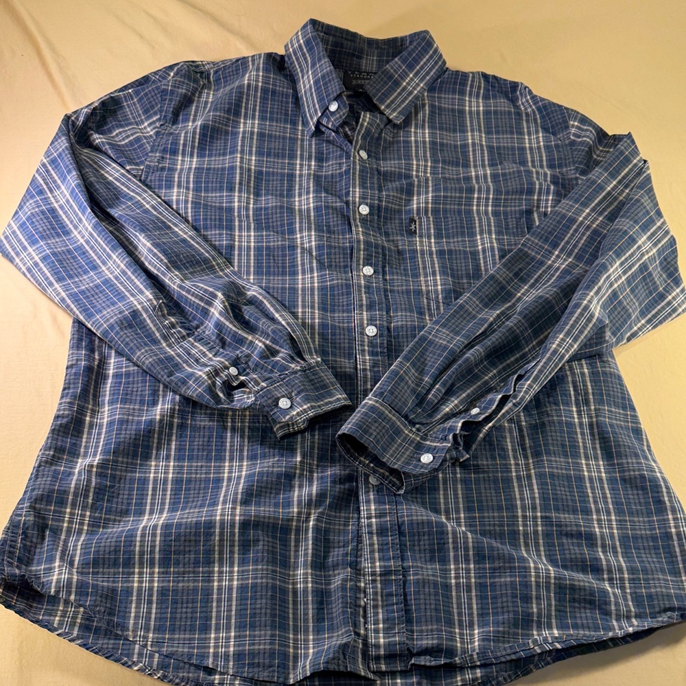 Tysons standard long sleeve shirt, size, extra large button up